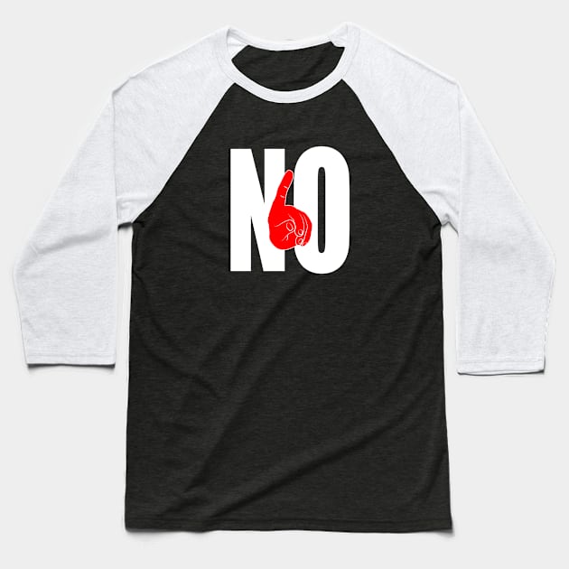 no Baseball T-Shirt by Glap